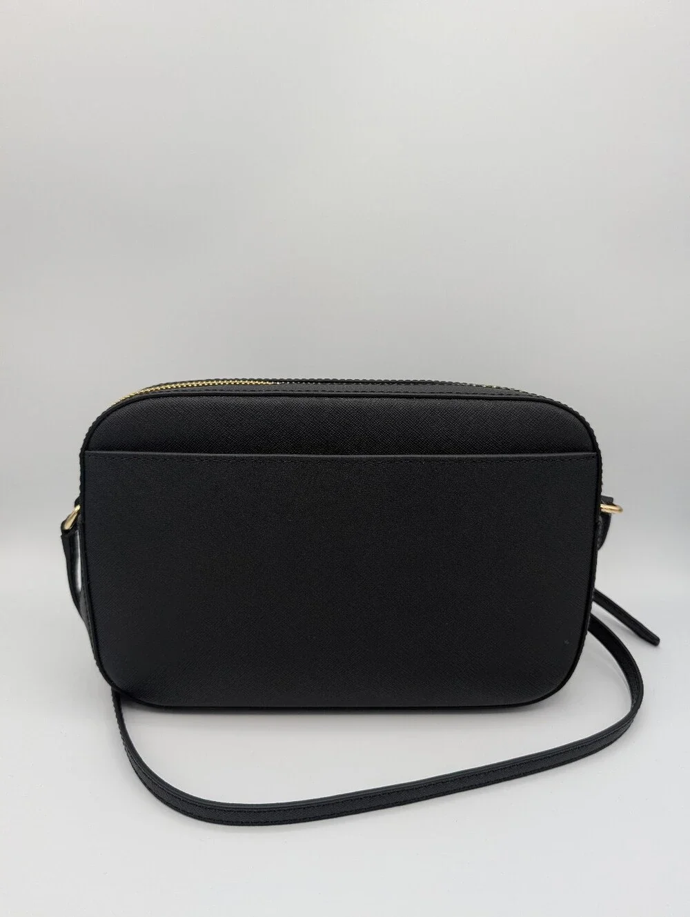 NWT Michael Kors Jet Set Black Saffiano Leather Chain Crossbody